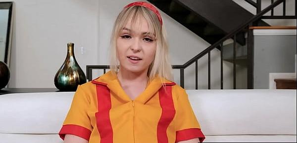  Lilly Bell has just arrived from work and is very tired.She virtually gets no where with her salary so Alex,her stepbro suggested doing SEX works